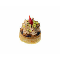 2567. Vol-au-vent with crab mousse and sweet pepper