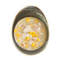 Vistas zupa ar saldo kukurūzu un olu