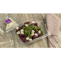 Beetroot salad with rucola and Fetaki cheese