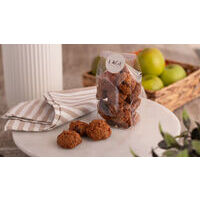Oatmeal cookies with cranberries and walnuts